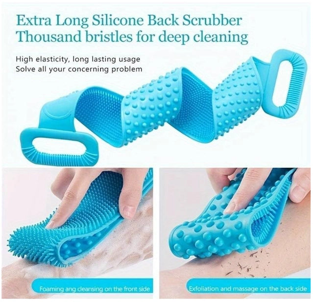 Silicone Bath Scrubber Double Side (Pack of 1)
